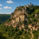 découvrez rocamadour, le plus beau village de france, niché dans le lot. perché sur des falaises impressionnantes, ce site de pèlerinage emblématique vous invite à explorer son patrimoine exceptionnel et ses panoramas à couper le souffle.