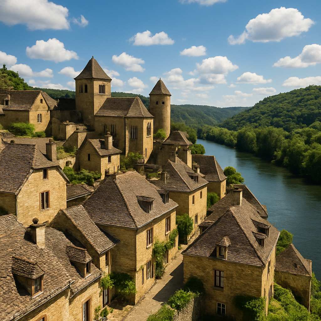 découvrez loubressac, le village le plus beau de france, niché dans le lot. plongez dans son ambiance médiévale au bord de la dordogne et laissez-vous séduire par ses paysages enchanteurs et son riche patrimoine.