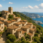 découvrez le castellet, élu plus beau village de france, perché majestueusement au-dessus des calanques du var. explorez ses ruelles pittoresques, son patrimoine historique et profitez de vues imprenables sur la beauté naturelle environnante.