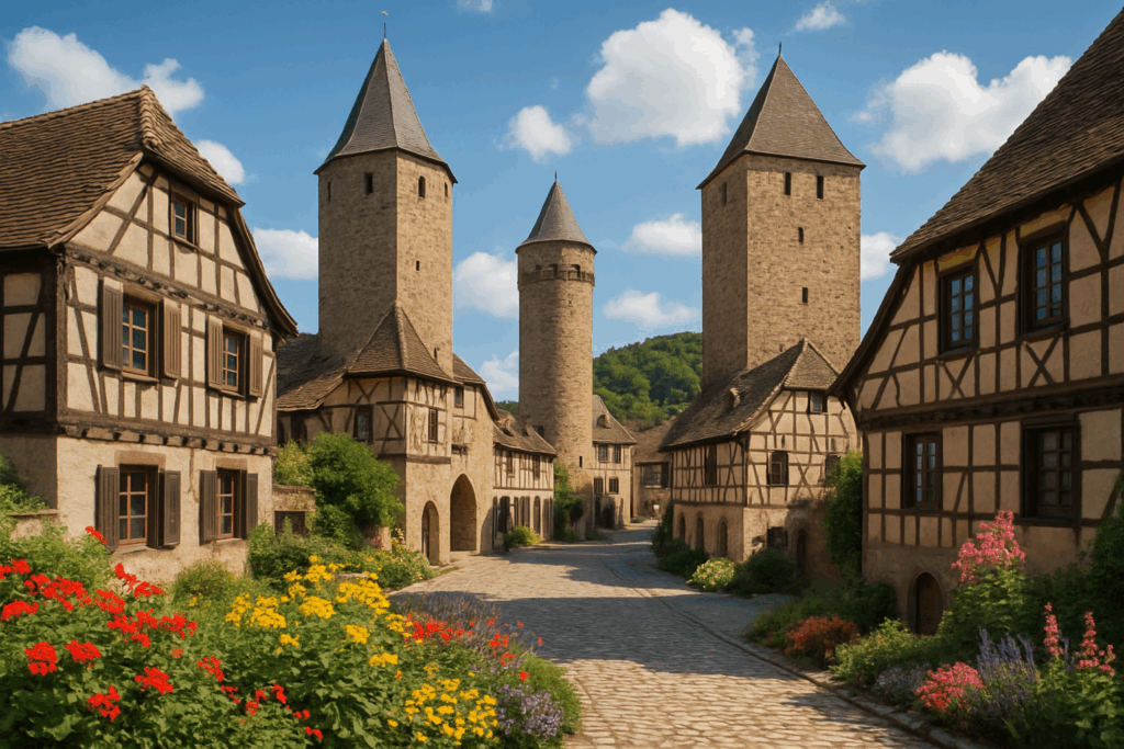 découvrez saint-quirin, un charme médiéval en moselle, classé parmi les plus beaux villages de france. ses tours de pierre et son patrimoine historique vous transporteront dans le temps, au cœur de la lorraine. une destination incontournable pour les amoureux de l'histoire et de la beauté des villages pittoresques.