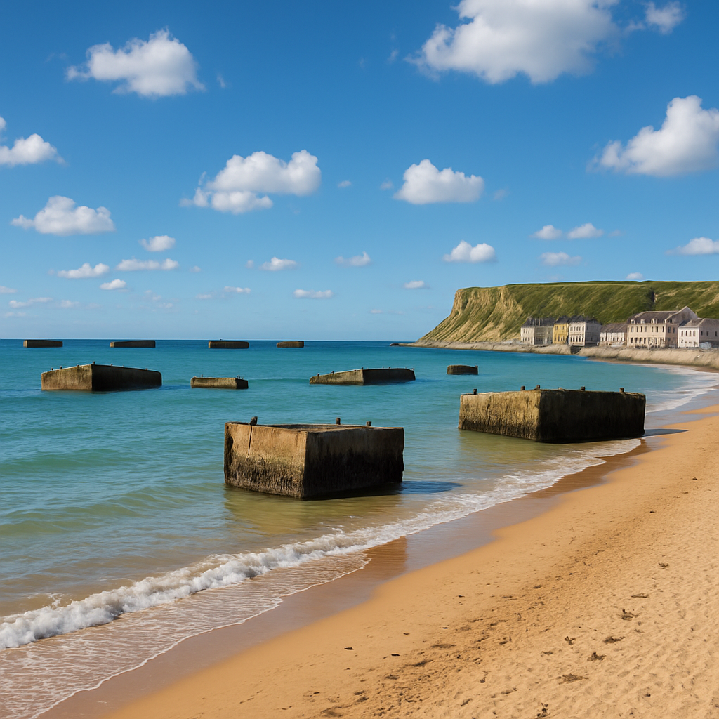 découvrez la plage d'arromanches, un site emblématique alliant histoire et détente. profitez de ses paysages magnifiques, de son ambiance unique et des activités balnéaires pour des vacances inoubliables.