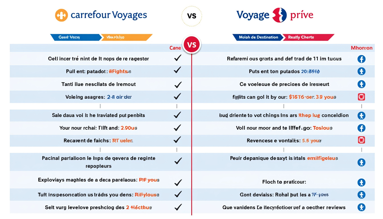 découvrez les avantages et inconvénients de carrefour voyage et voyage privé pour choisir la meilleure offre selon vos besoins et votre budget. comparez les services, prix et types de séjours pour des vacances réussies.