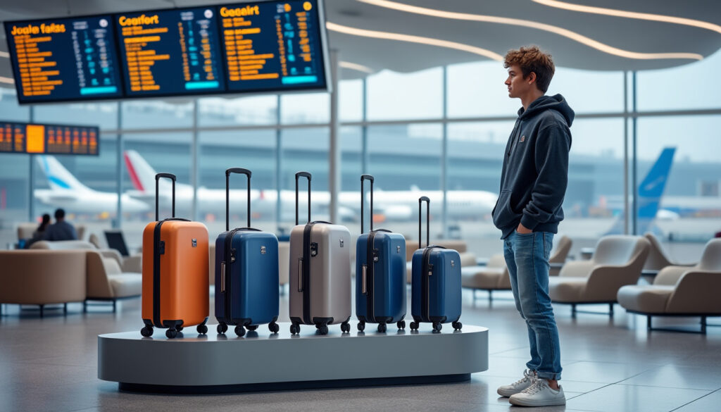 découvrez comment choisir la valise cabine idéale pour voyager sereinement avec ryanair en 2025. conseils, dimensions et astuces pour respecter les règles et partir l’esprit léger.