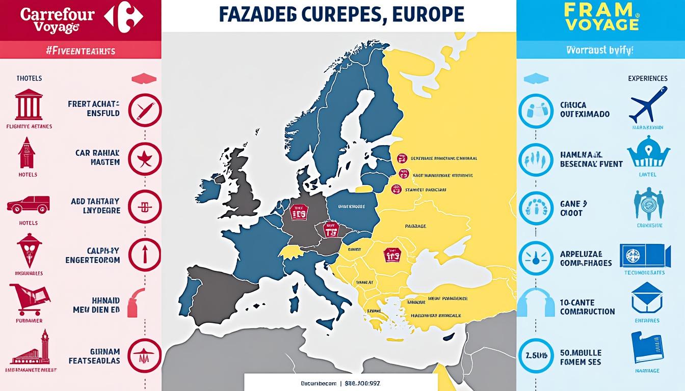 découvrez les avantages de carrefour voyage et fram voyage pour organiser votre séjour en europe. comparez leurs offres, services et tarifs pour choisir l'agence de voyage idéale.